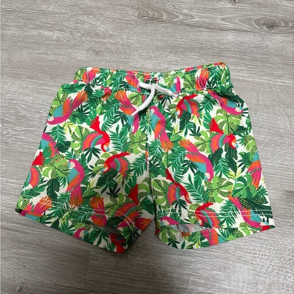 Old Navy Multicolor Tropical Swim Shorts 12-18 Month’s - Picture 1 of 2
